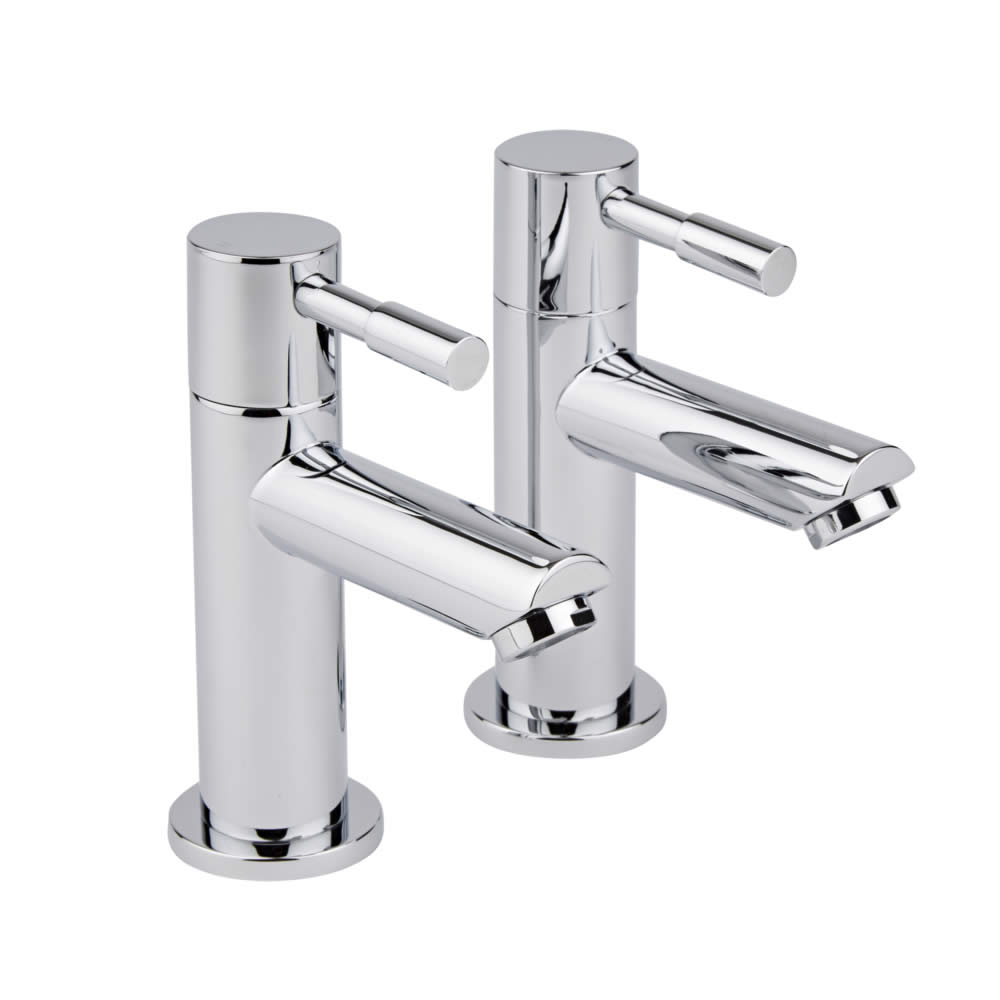 2 x Hoge Mirage Wastafelkraantjes - 14,6cm