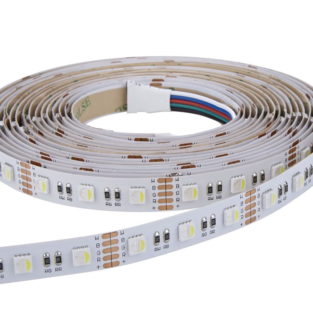 1 x IP20 - Extra fel RGBW - LED 5050 strip verlichting - 5 meter