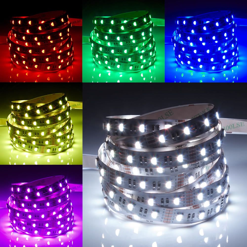 Biard IP20 - Extra fel RGBW - LED 5050 strip verlichting - 5 meter