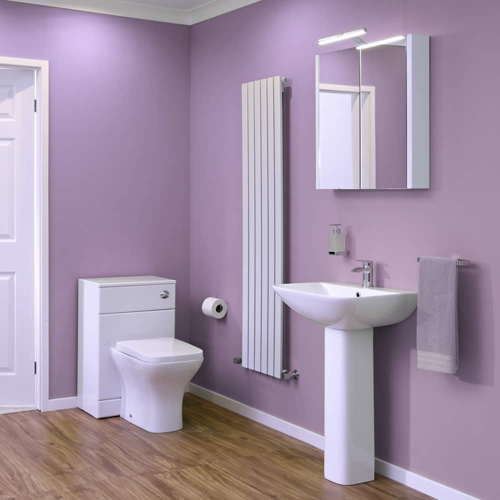 Minimalist Wastafel & Toiletcombinatie