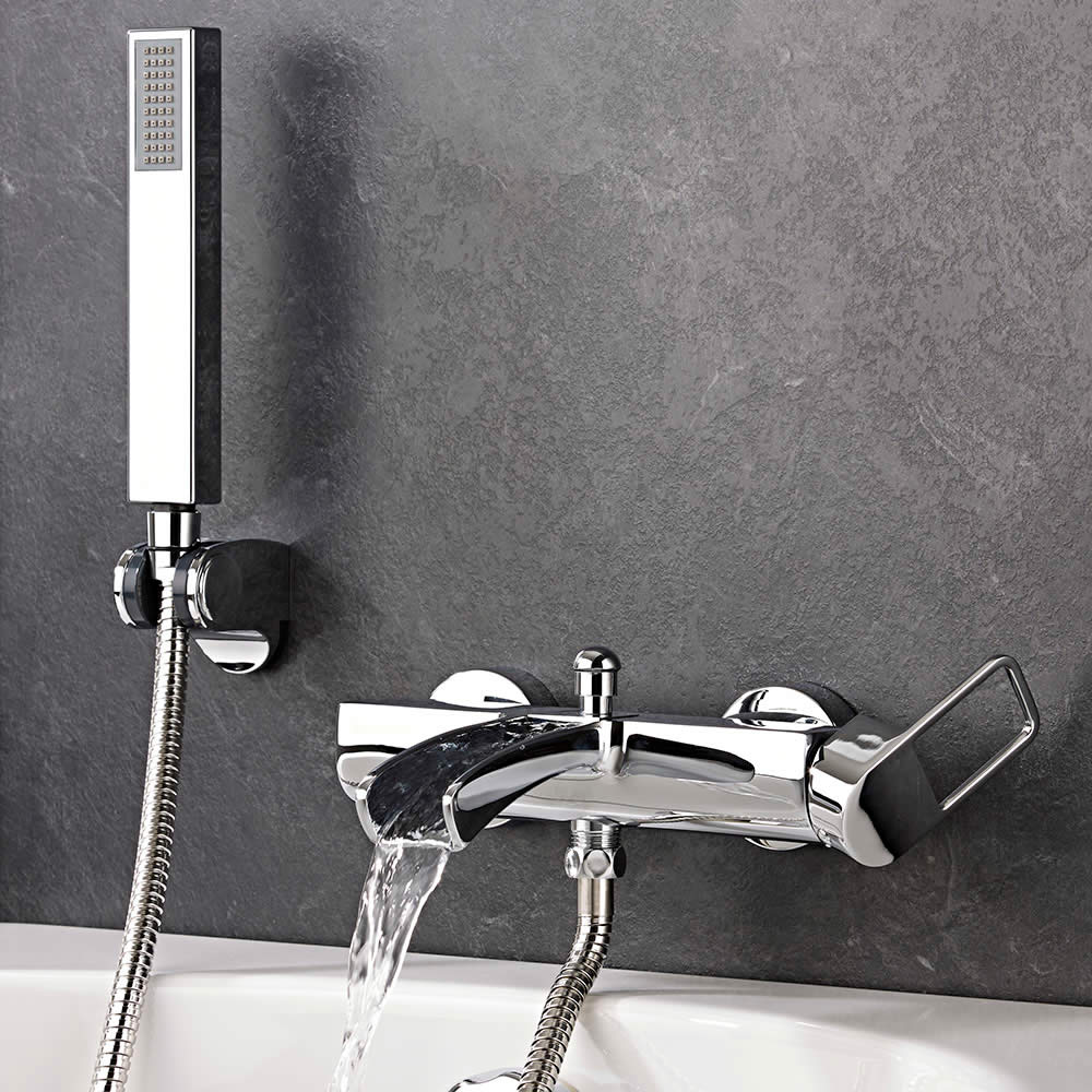 Nevada 2-greeps Badmengkraan met Watervaluitloop + Handdouche+houder