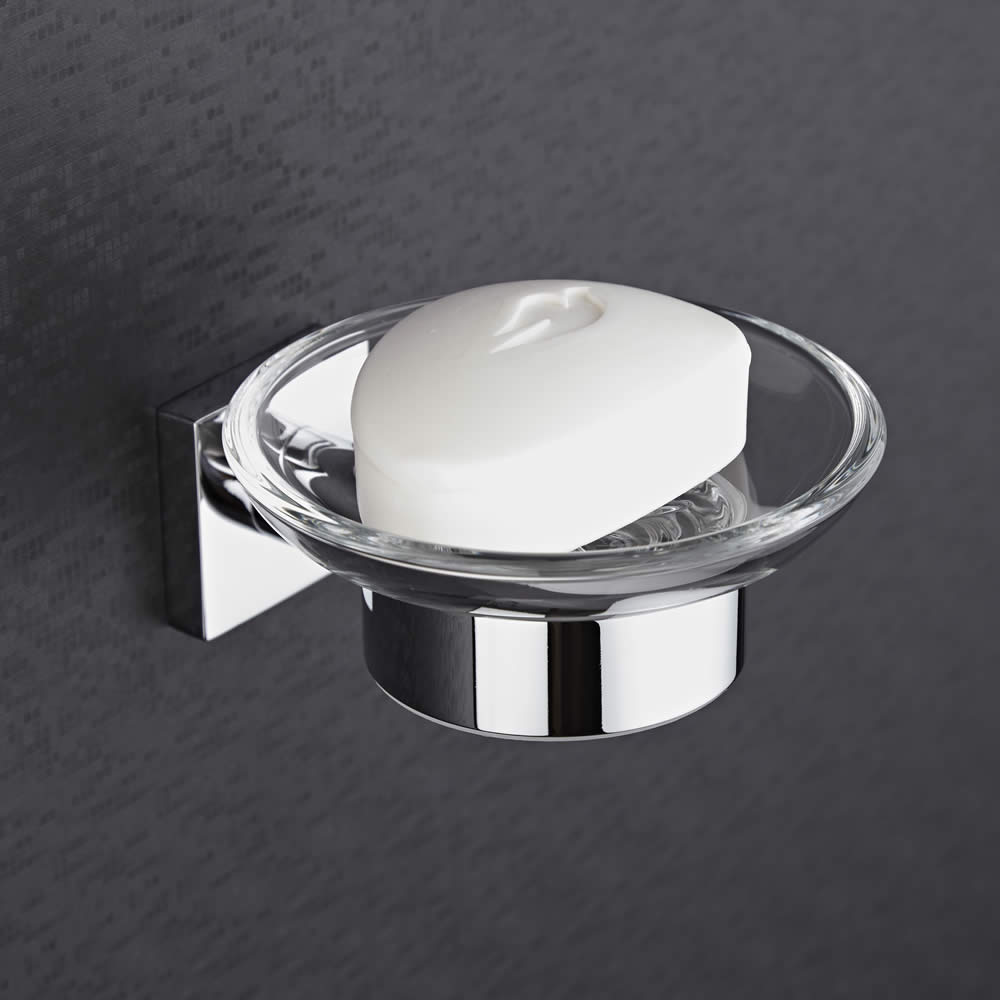 Liso - Zeephouder - Helder Glas & Chroom