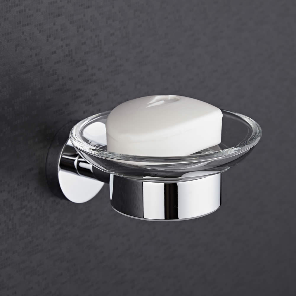 Serie 83 - Zeephouder - Helder Glas & Chroom