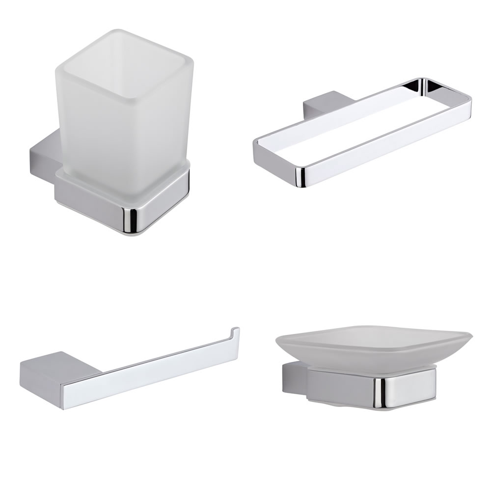 Parade 4-delig Badkamer Accessoireset