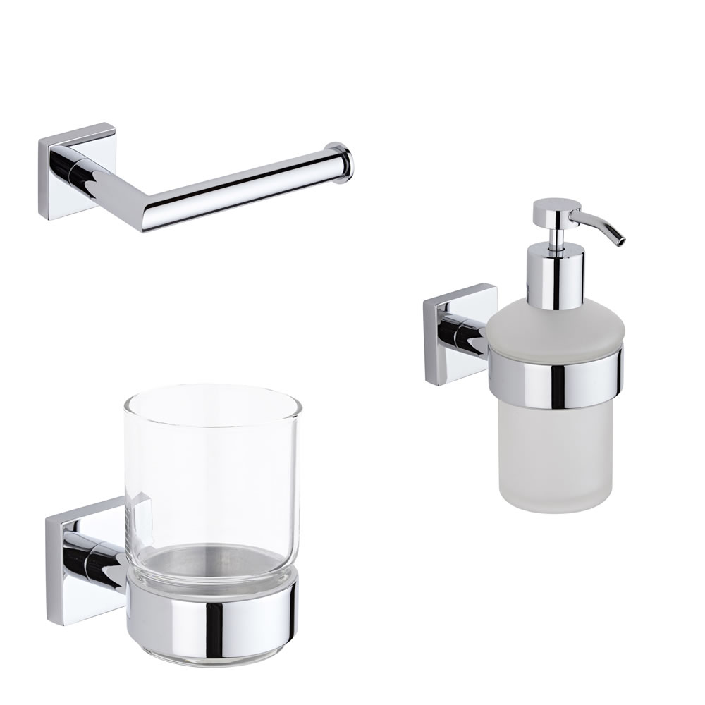 Liso 3-delig Badkamer Accessoireset