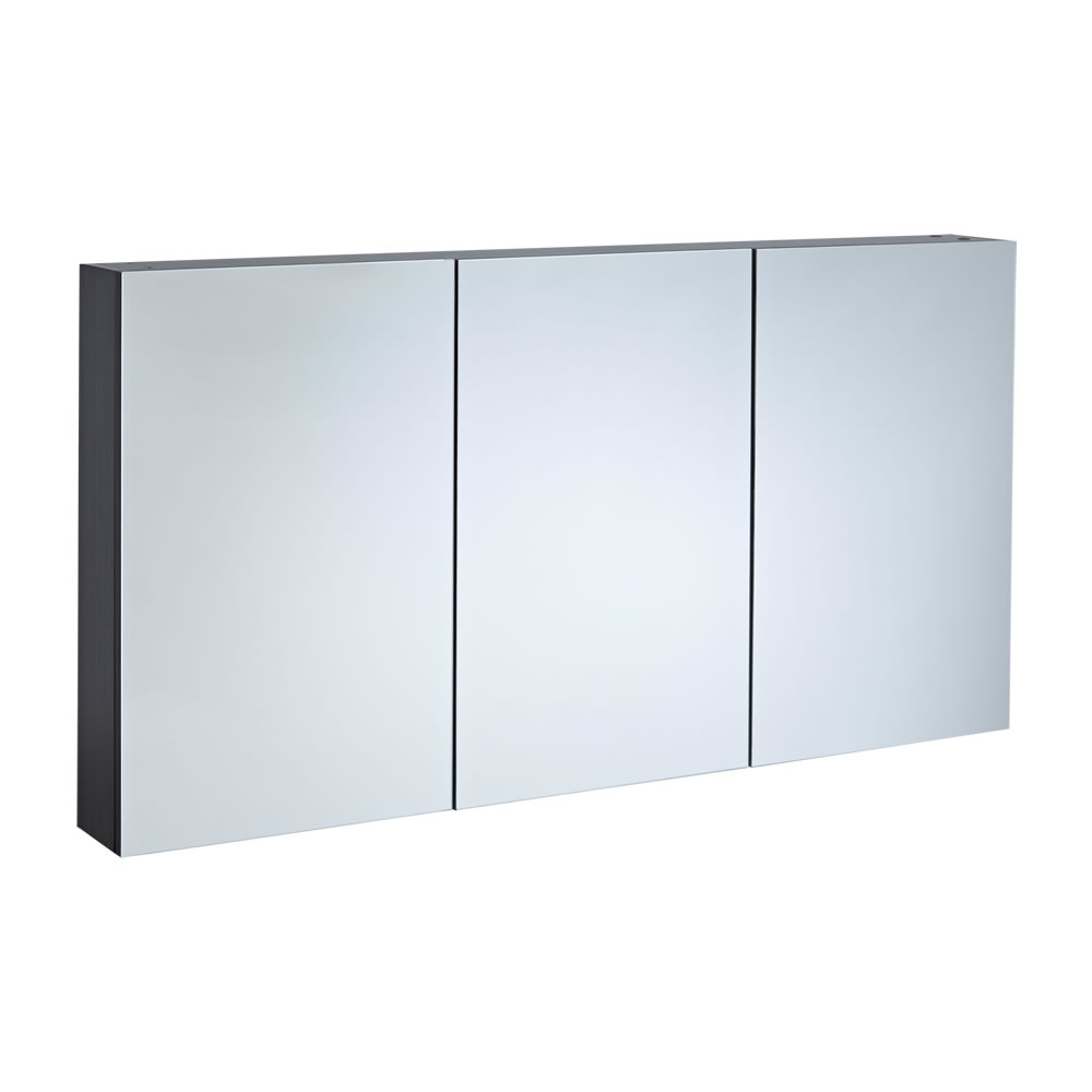 Spiegelkast 135 x 15 x 70cm - Grijs