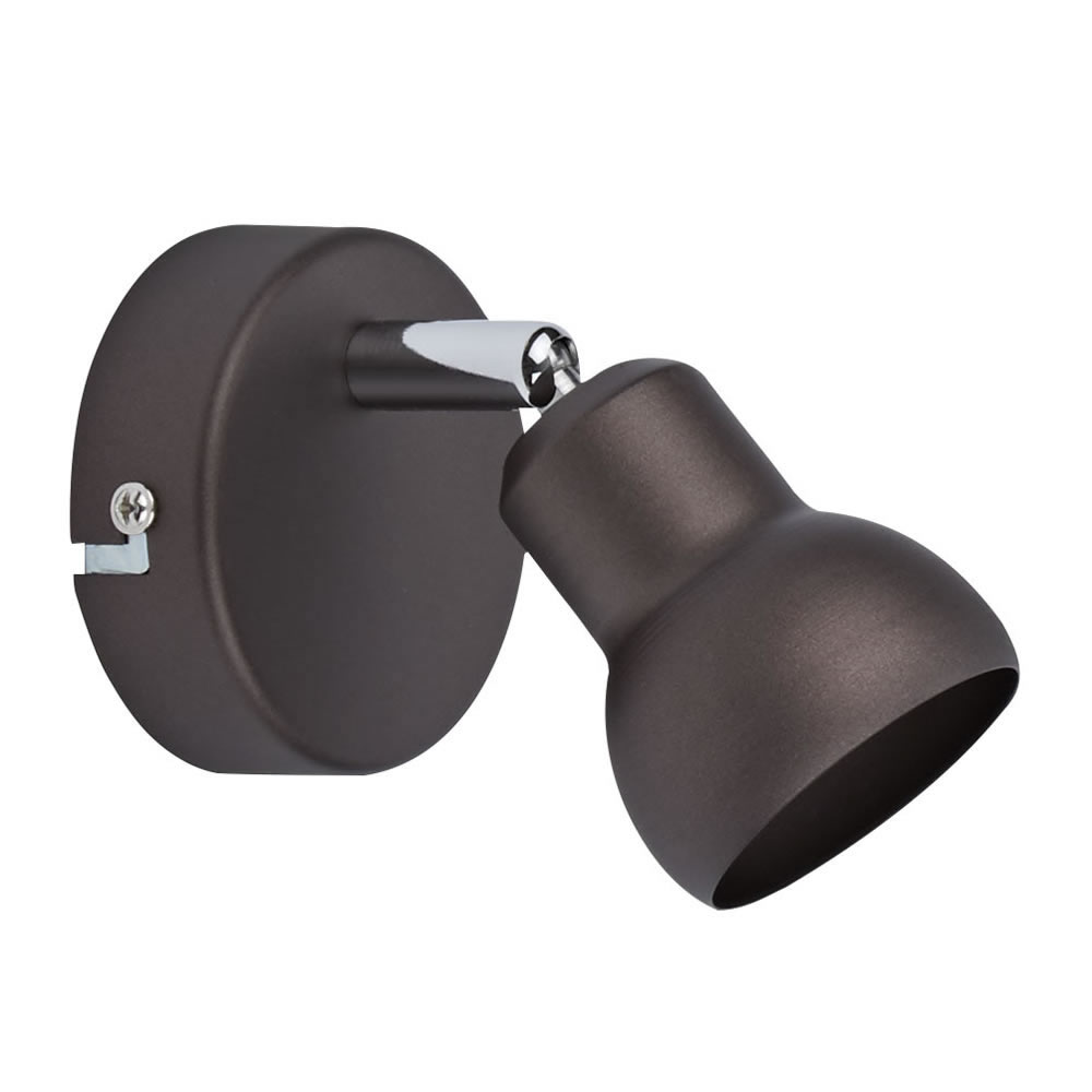 1 x GU10 Spotlight - Metallic Chocola