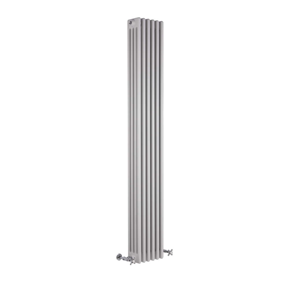Windsor Designradiator Verticaal Klassiek Wit 180cm x 27cm x 13,3cm 1615 Watt