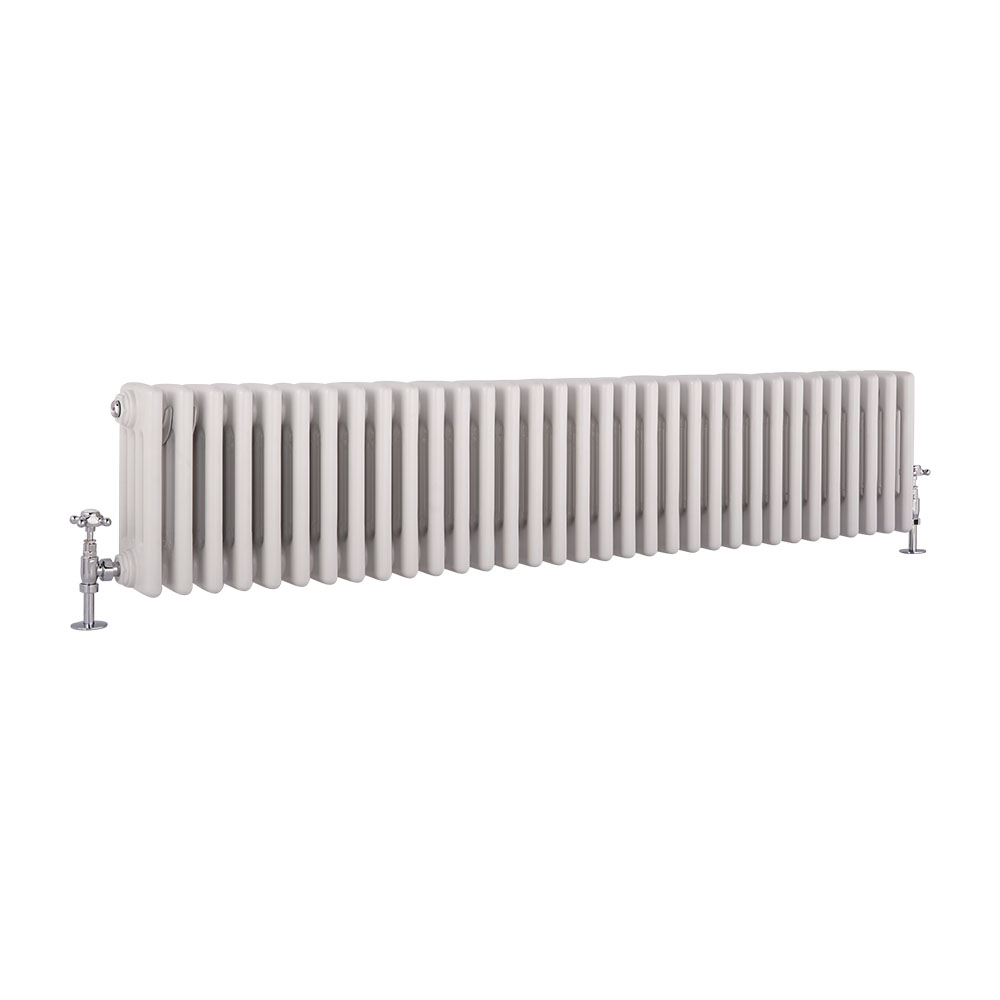 Windsor Designradiator Horizontaal Klassiek Wit 30cm x 148,5cm x 13,3cm 1793 Watt