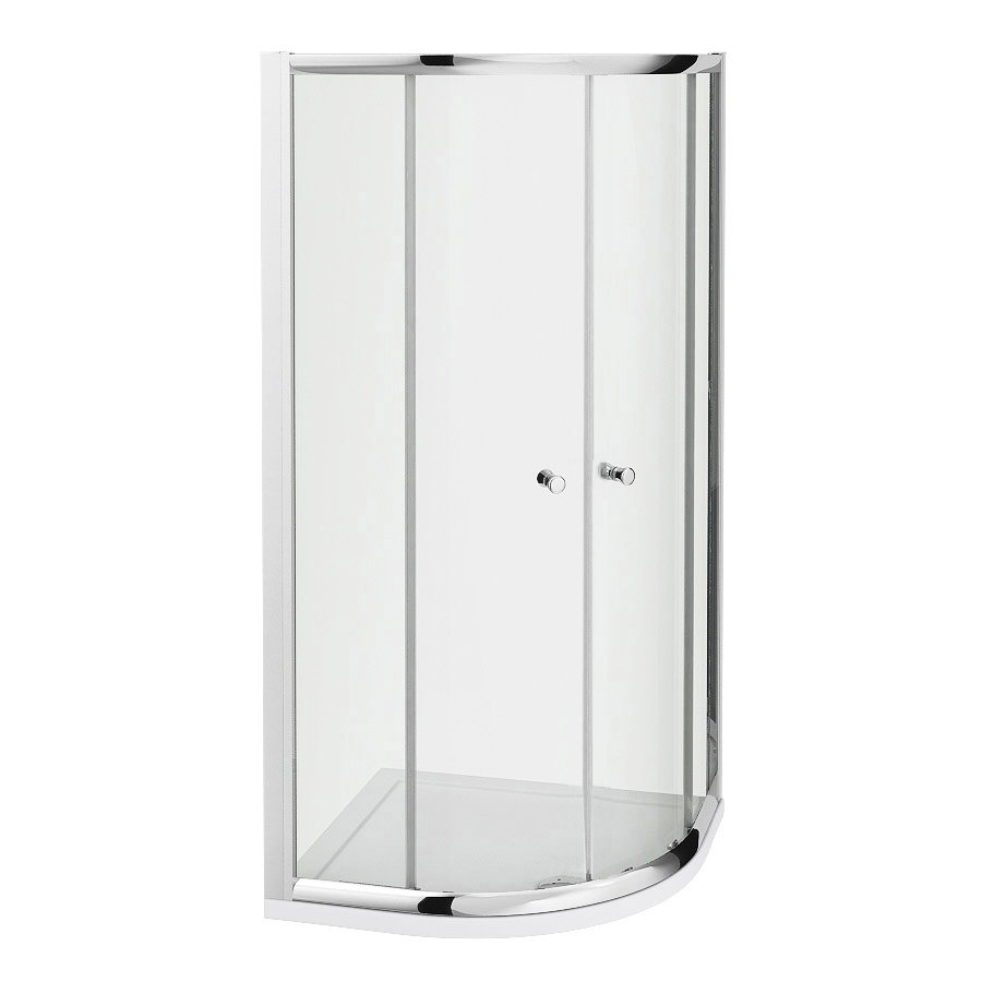 Hutton Kwadrant Douche Schuifdeur - 5mm dik veiligheidsglas - 195cm x 90cm