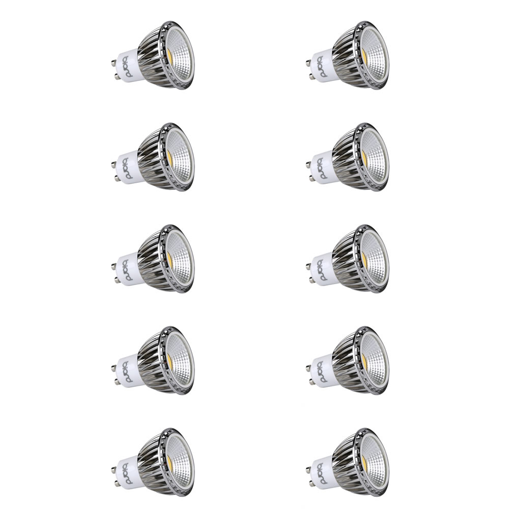 Biard 10 x GU10 5W Dimbare COB LED Spot - Vervangt 50W - Dimbaar