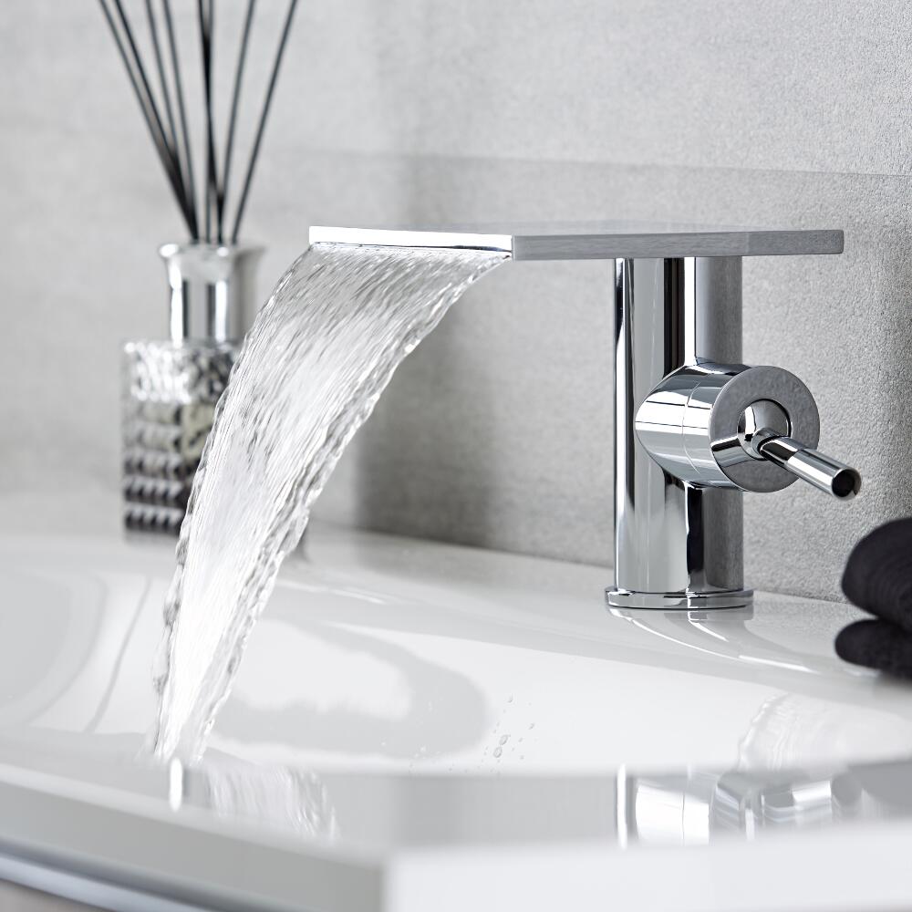 Blade Wastafelmengkraan met Watervaluitloop