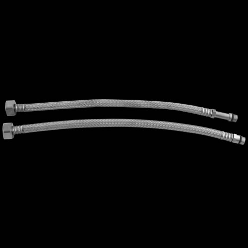 2x Flexibele Aansluitslangen 12mm x 1/2" BSP