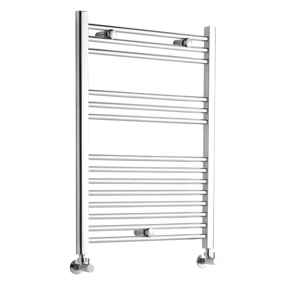 Ischia Gebogen Handdoekradiator Chroom 80cm x 50cm x 7,5cm 295 Watt