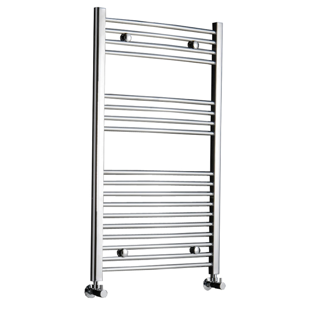 Ischia Gebogen Handdoekradiator Chroom 100cm x 60cm x 4,6cm 417 Watt