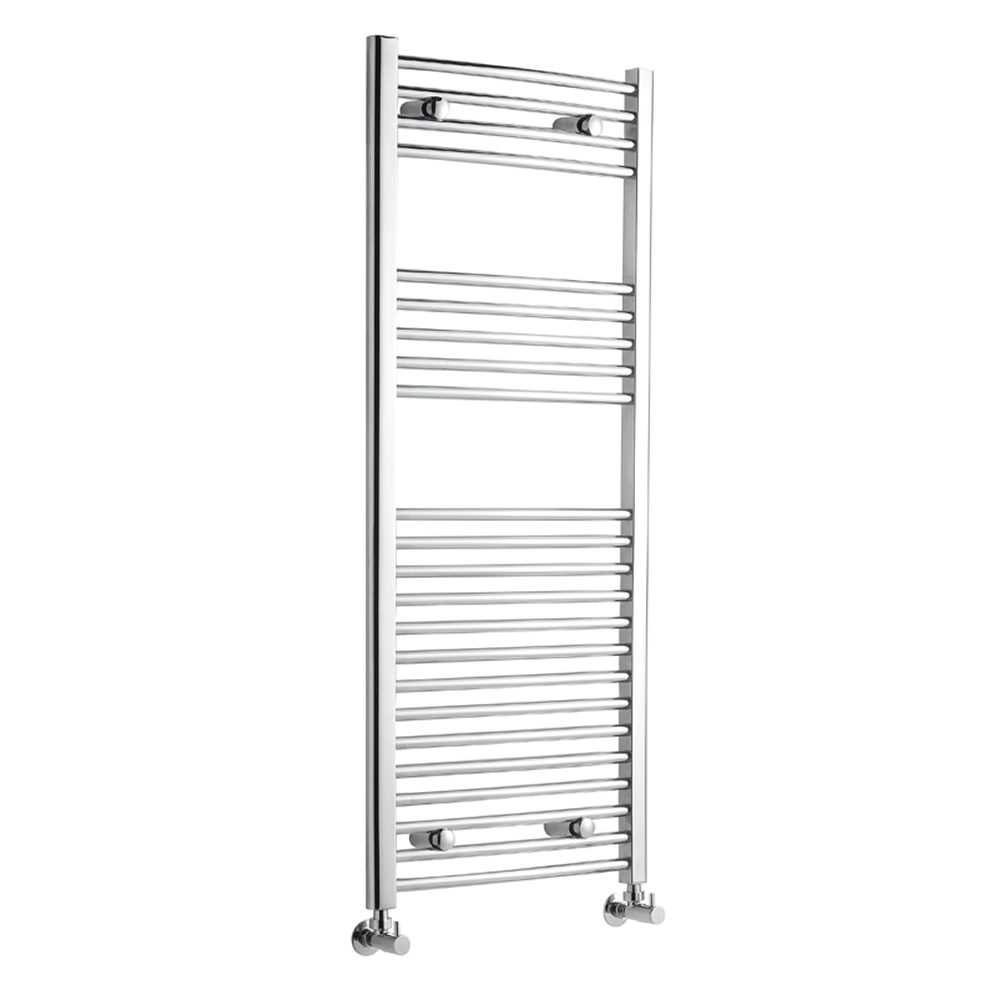 Ischia Gebogen Handdoekradiator Chroom 120cm x 50cm x 4,2cm 449 Watt