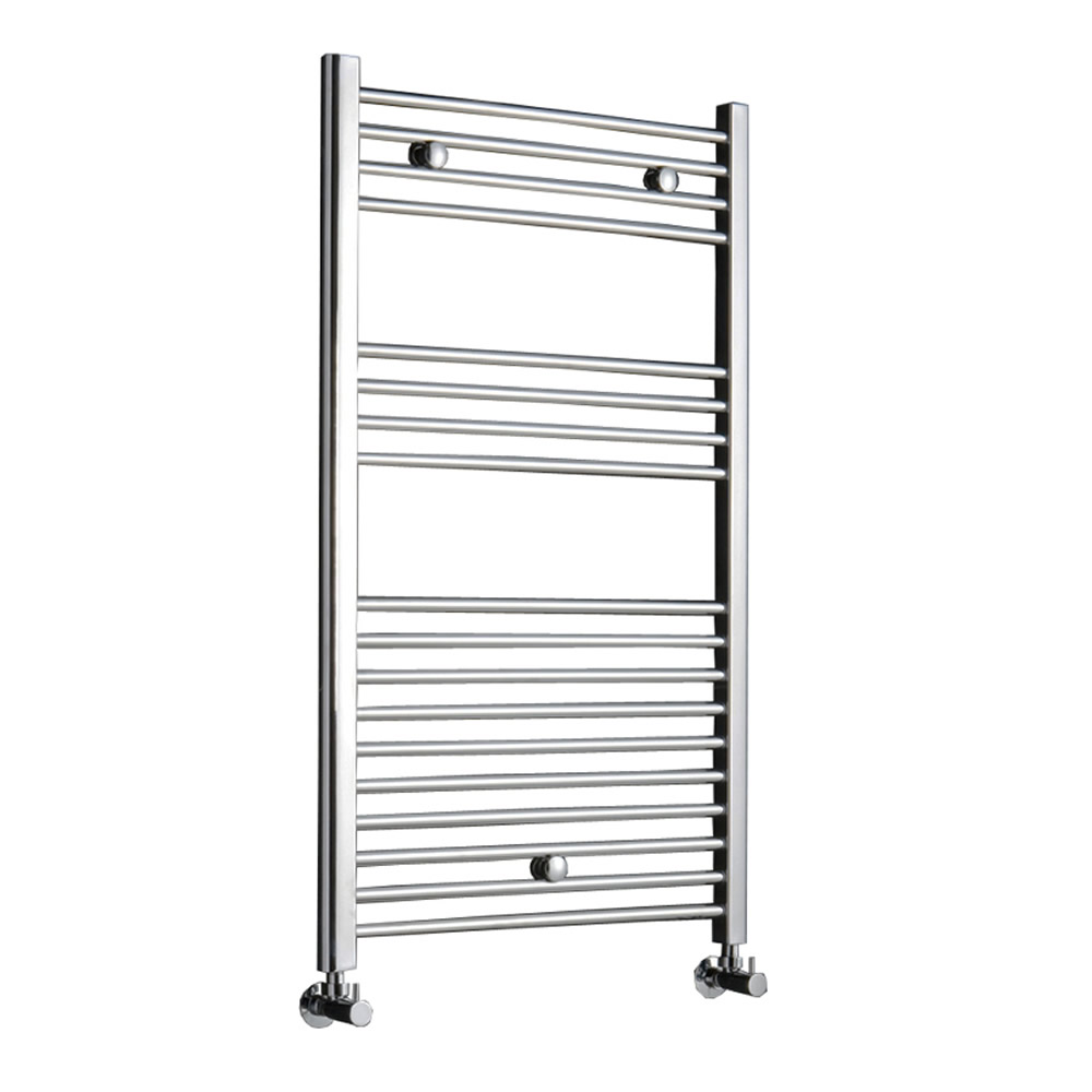 Ischia Gebogen Handdoekradiator Chroom 100cm x 50cm x 3cm 366 Watt