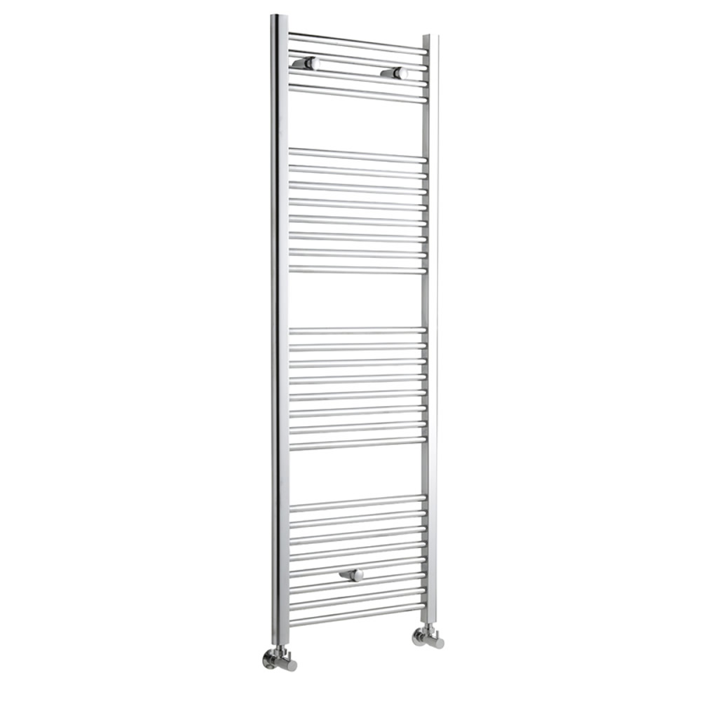 Ischia Gebogen Handdoekradiator Chroom 150cm x 50cm x 7,5cm 561 Watt