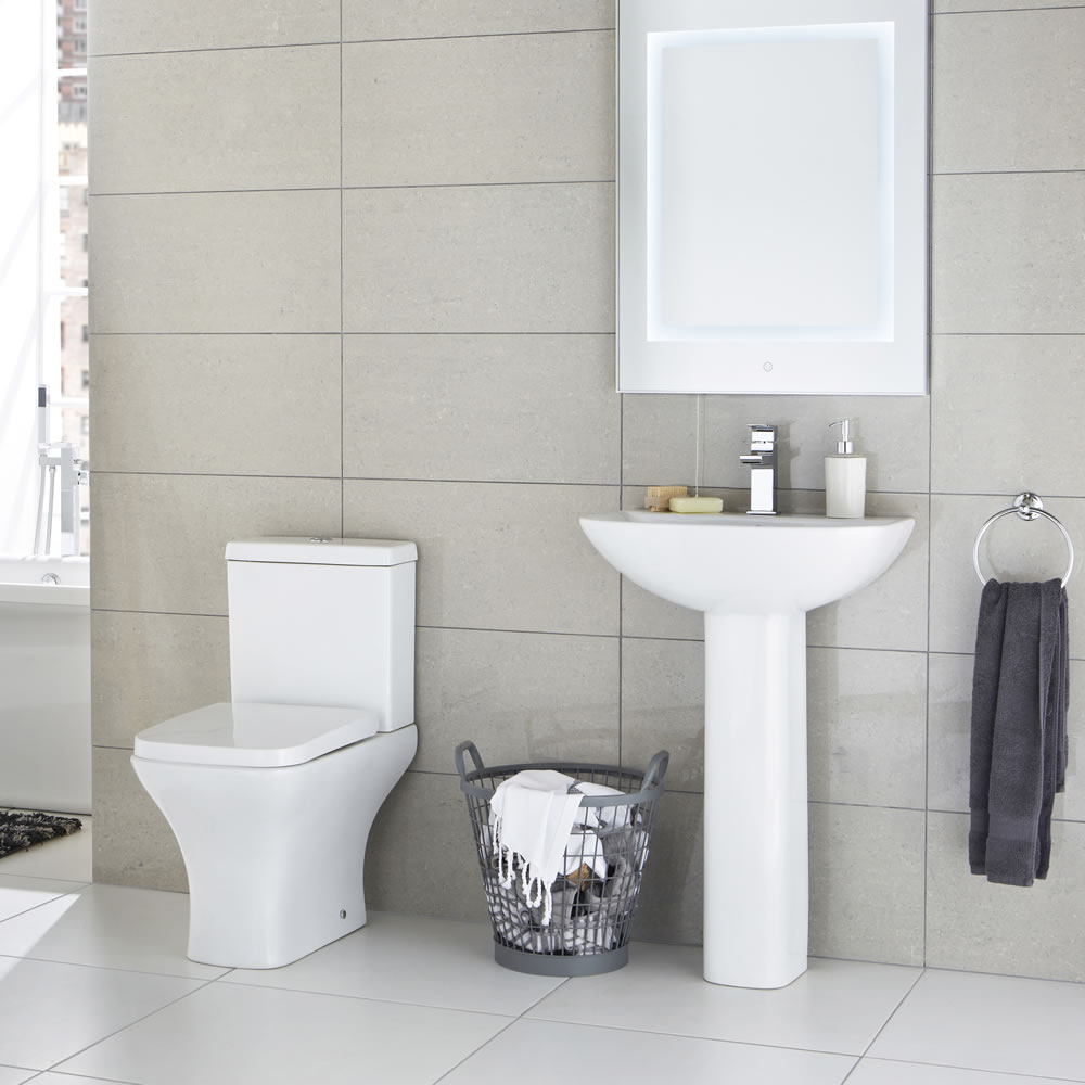 Moderne Wastafel & Toiletcombinatie