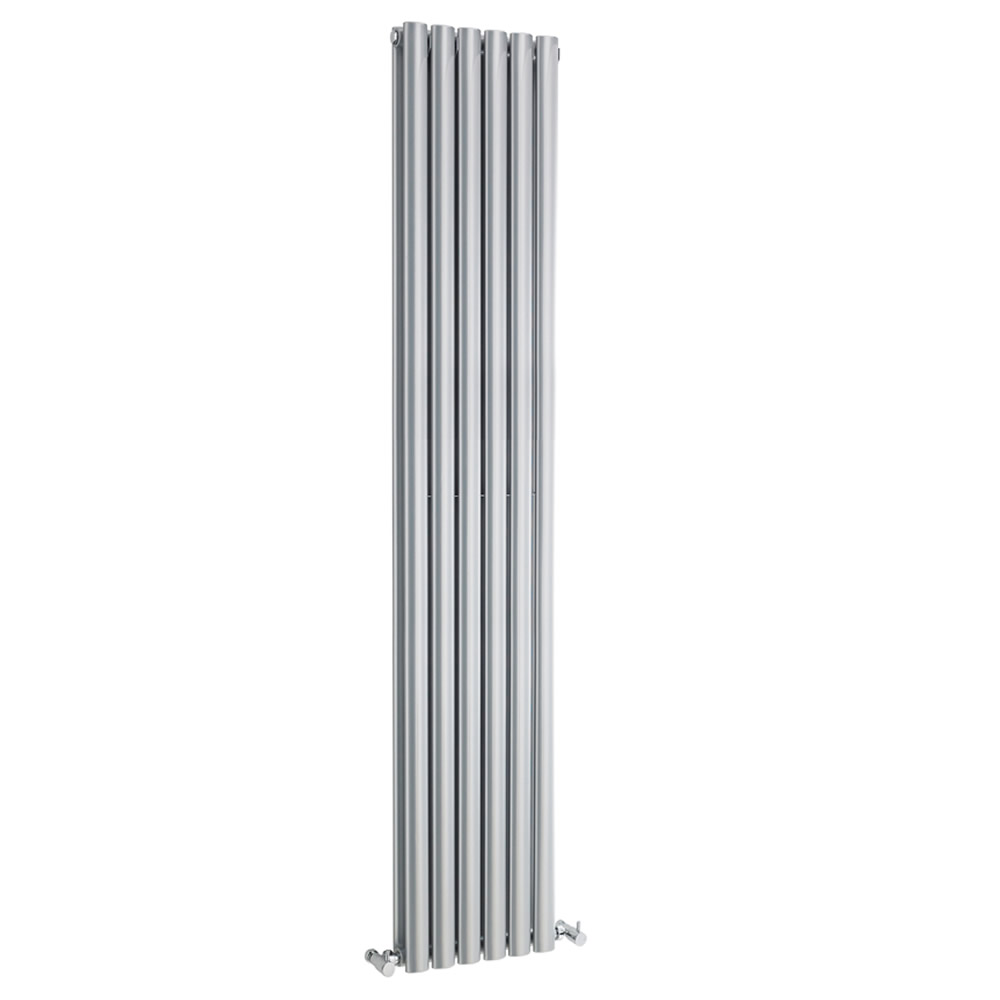 Revive Designradiator Verticaal Zilver 180cm x 35,4cm x 7,8cm 2200 Watt