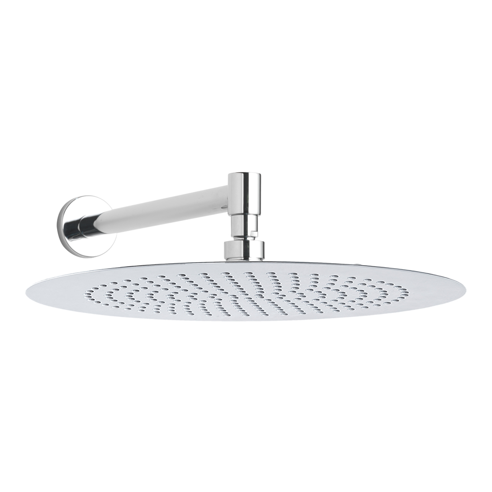 Ronde RVS Douchekop - d.30cm met Douche-arm