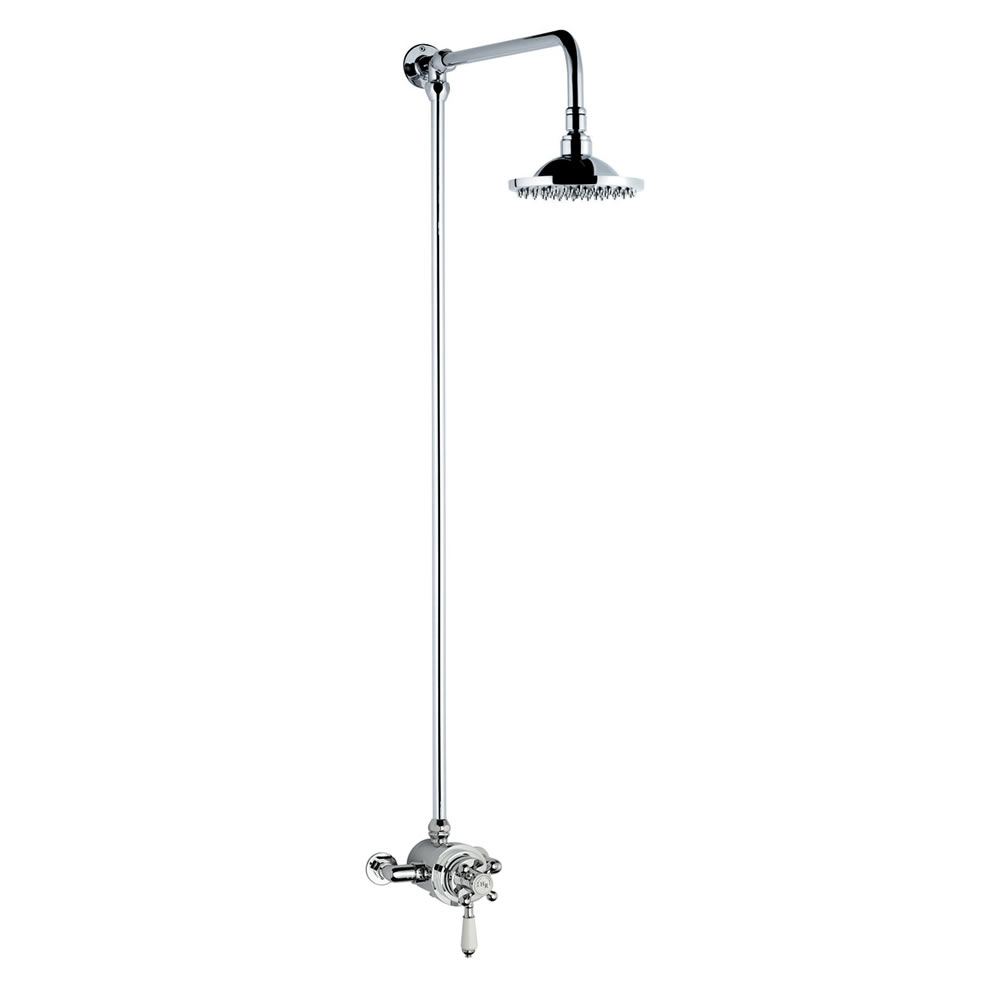 Rigid Riser Traditioneel Thermostatisch Doucheset
