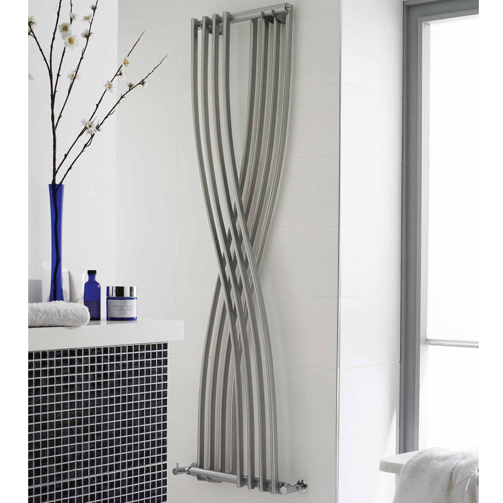 Xcite Designradiator Verticaal Zilver 177,5cm x 45cm x 11cm 840 Watt