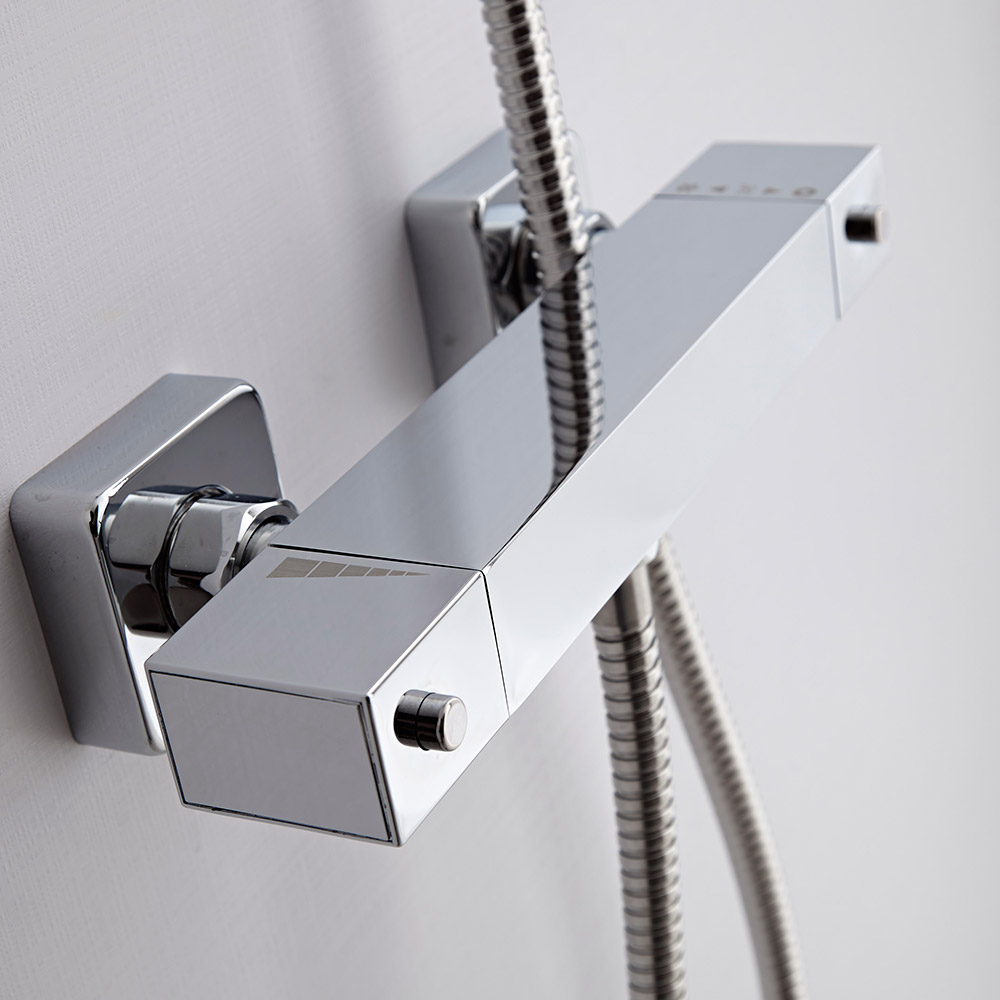 ''Vierkante'' Thermostatische Douchekraan