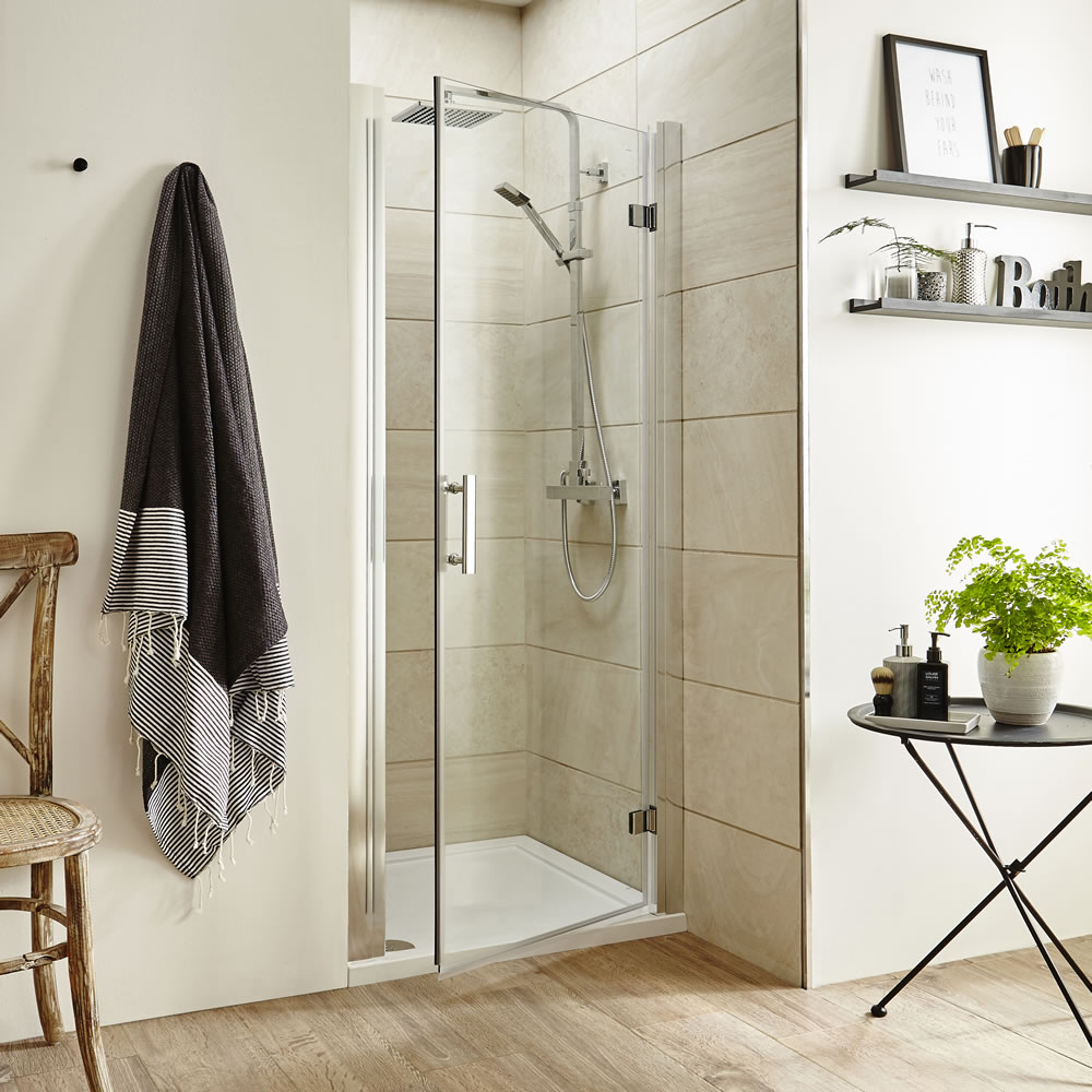 (omkeerbare) Douche Draaideur - 185cm x 76cm