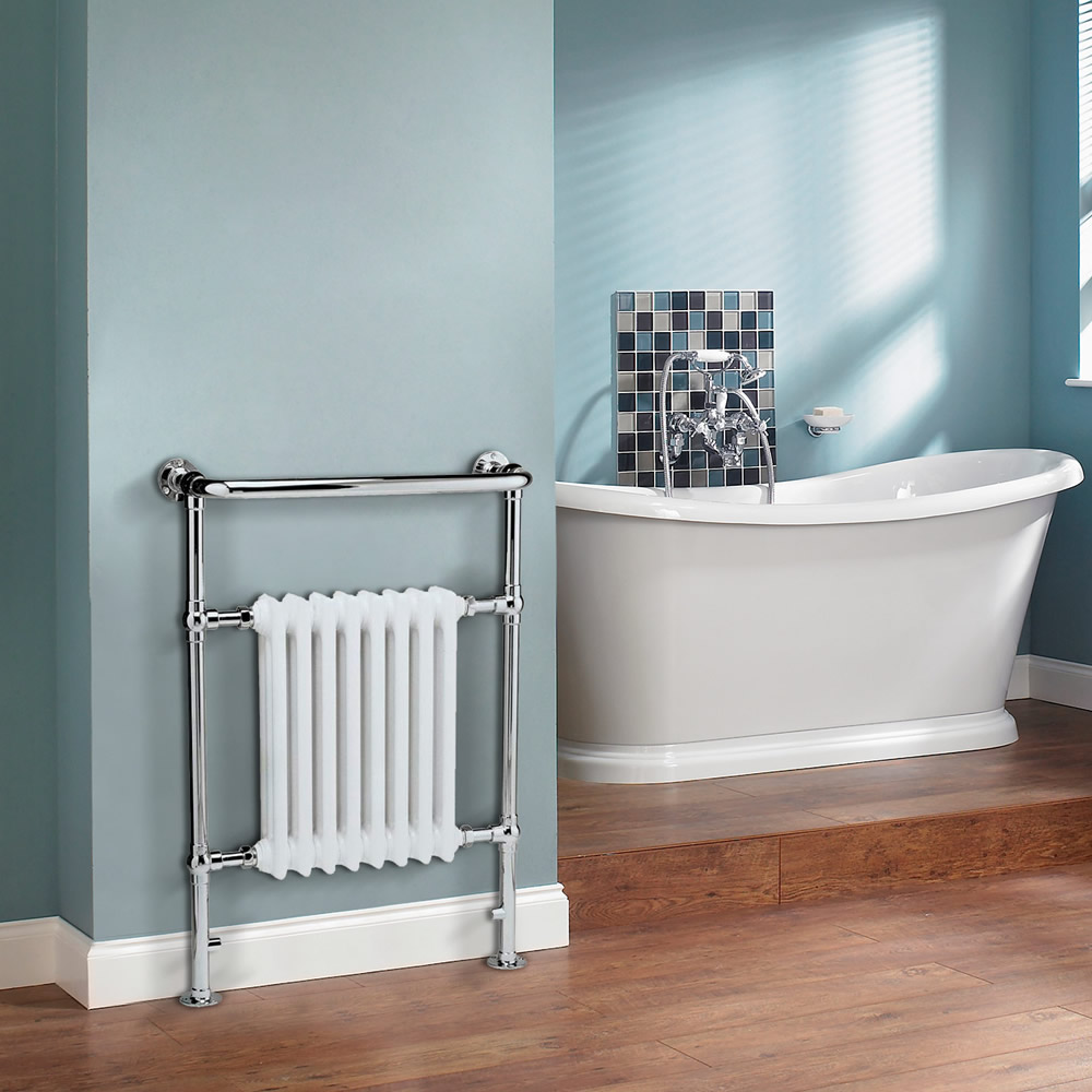 Marquis Handdoekradiator Klassiek Wit 96,3cm x 67,3cm x 23cm 687 Watt