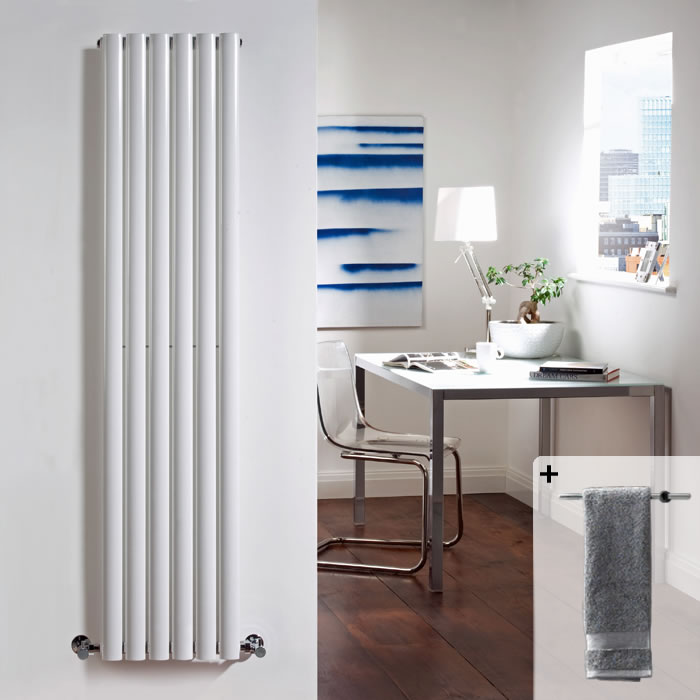 Revive Designradiator Verticaal Wit 160cm x 35,4cm x 10,5cm 1014 Watt