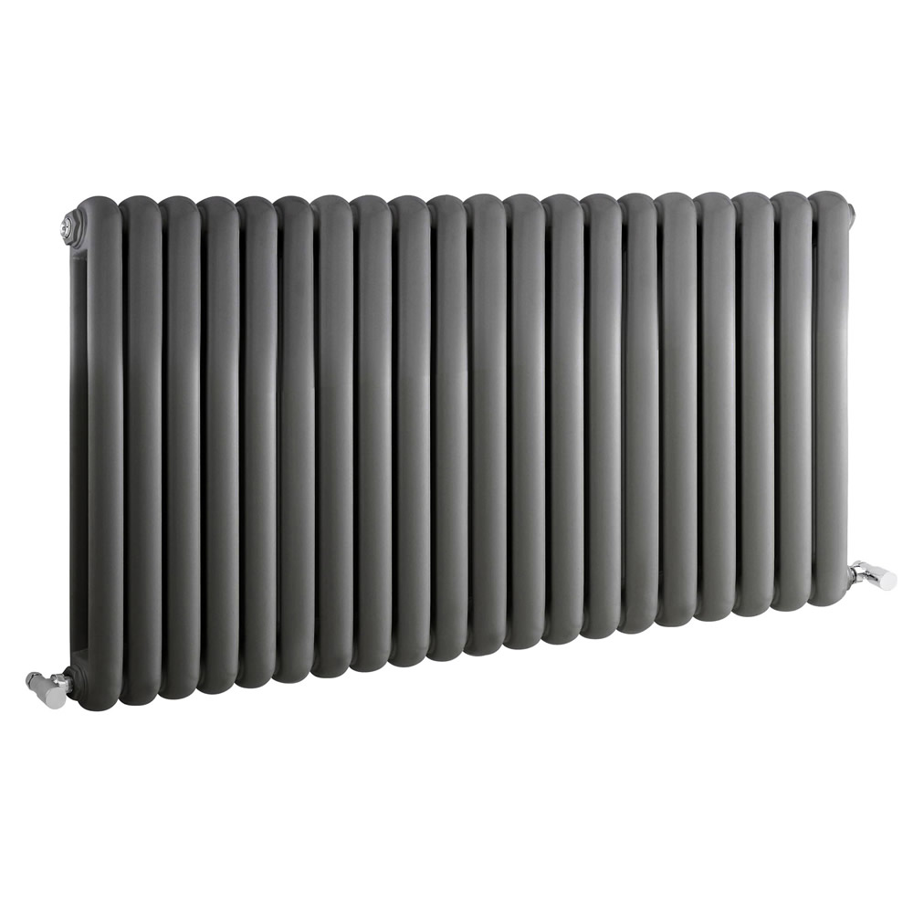Saffre Designradiator Horizontaal Klassiek Antraciet 63,5cm x 122,3cm x 8cm 2082 Watt