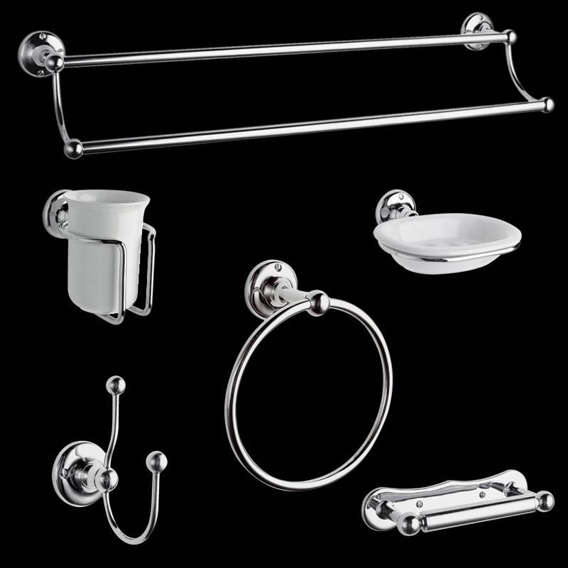 6-delig Klassiek Badkamer Accessoires Set