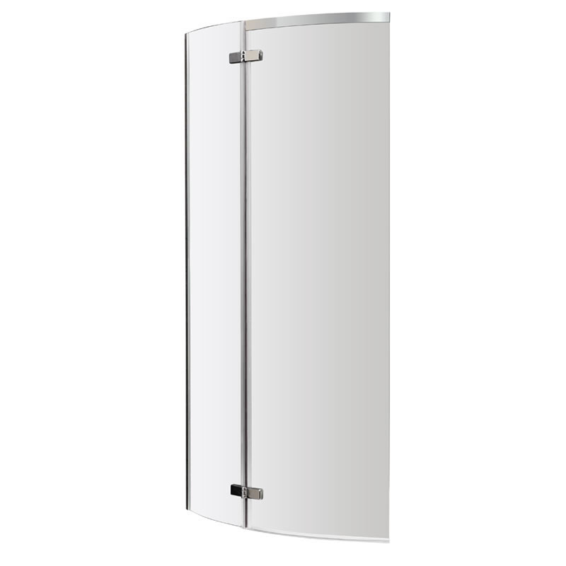 Ella ronde badklapwand 140cm x 74cm