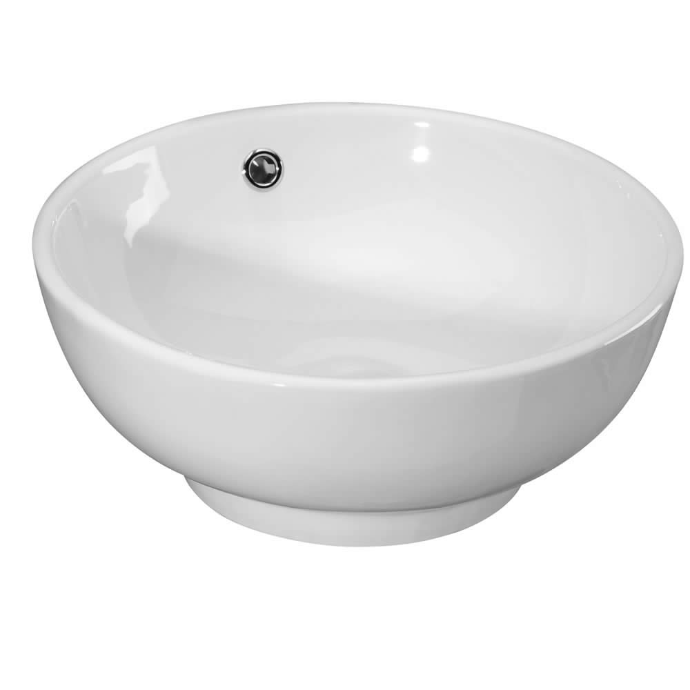 VESSEL ronde vrijstaande keramische waskom - d. 40cm