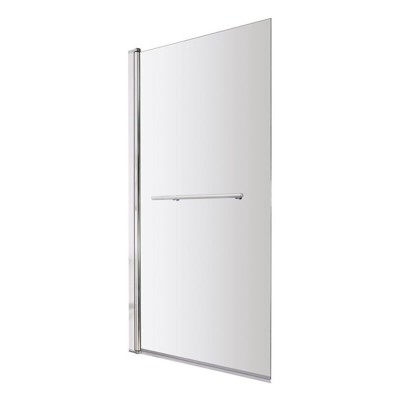 Ella omkeerbare badwand met handdoekenrek - 143,5cm x 79cm