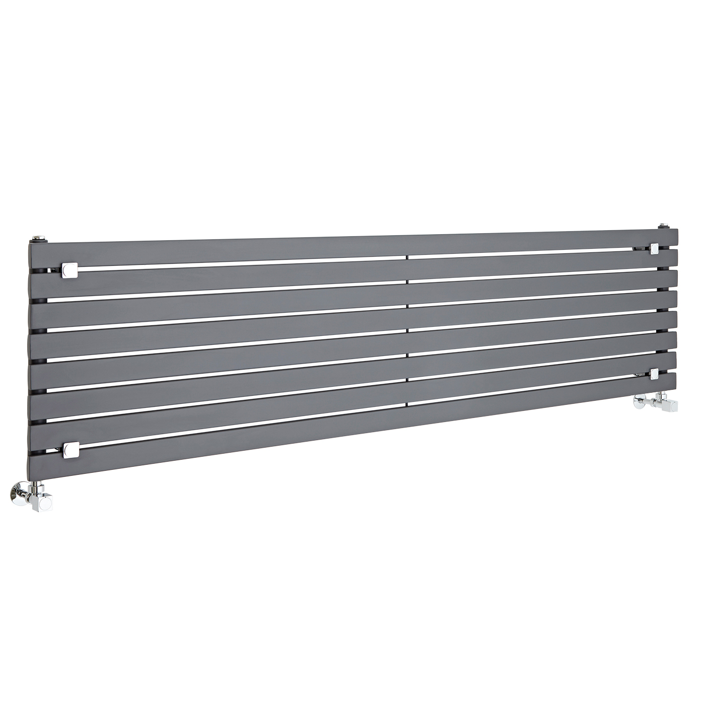 Sloane Designradiator Horizontaal Antraciet 47,2cm x 178cm x 5,4cm 1145 Watt