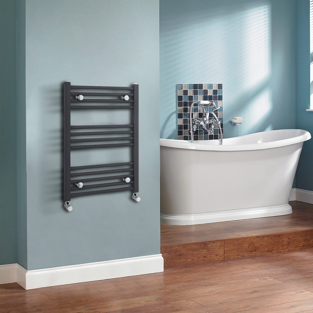 Loa Handdoekradiator Antraciet 70cm x 50cm x 3cm 337 Watt