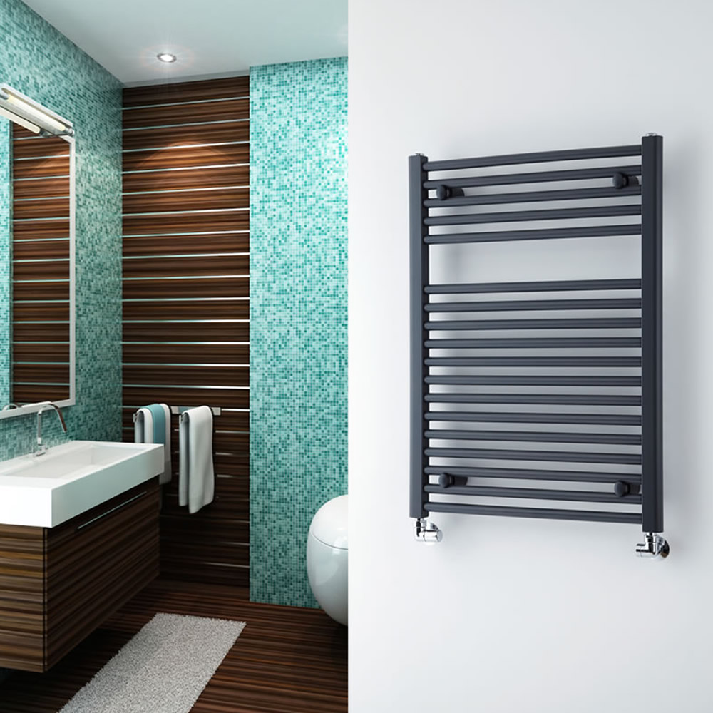 Loa Handdoekradiator Antraciet 80cm x 60cm x 3cm 567 Watt
