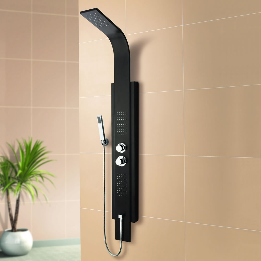 Agaat Thermostatisch Douchepaneel