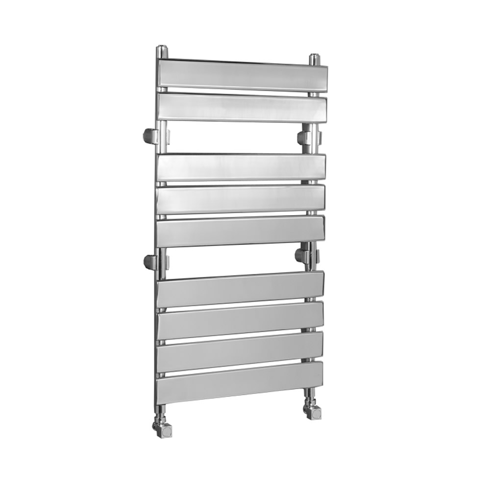 Elgin Gebogen Handdoekradiator Chroom 95cm x 50cm x 9,5cm 394 Watt
