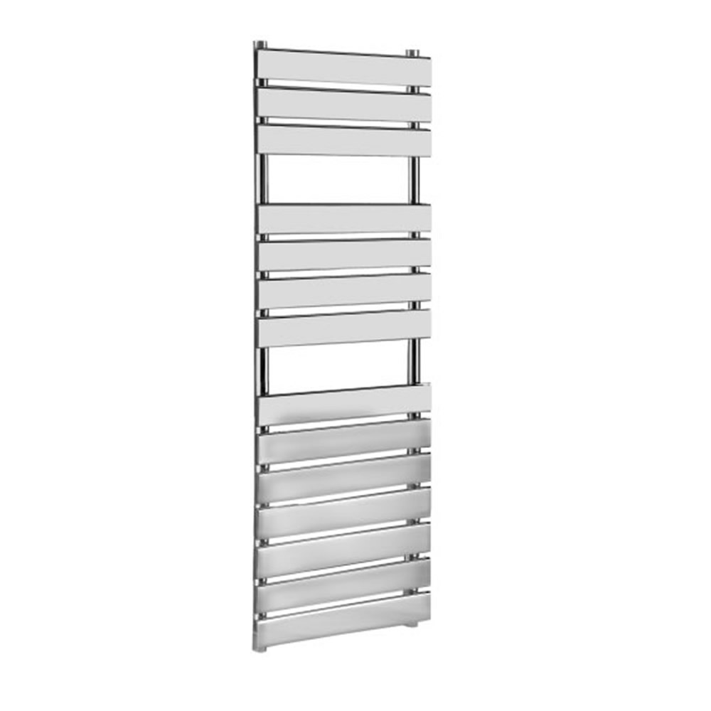 Elgin Gebogen Handdoekradiator Chroom 150cm x 50cm x 5,4cm 614 Watt