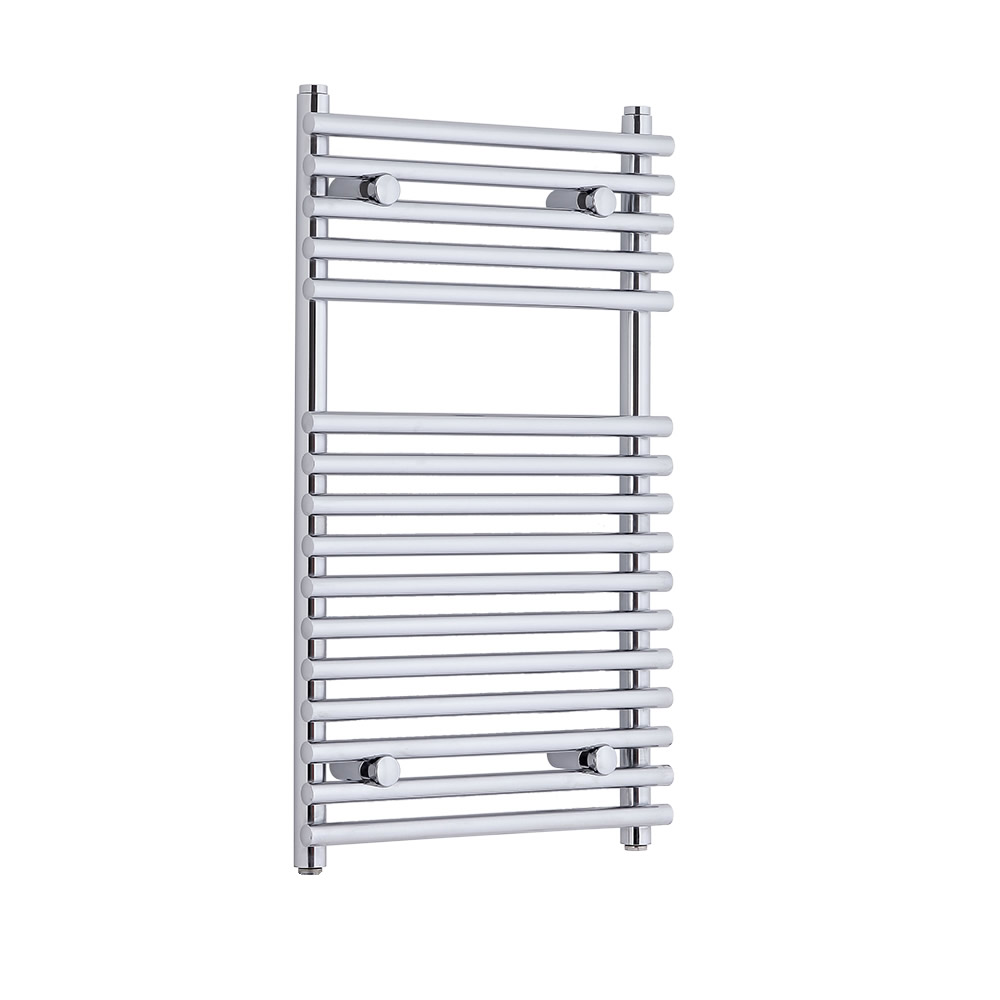 Ischia Gebogen Handdoekradiator Chroom 75cm x 45cm x 7cm 324 Watt
