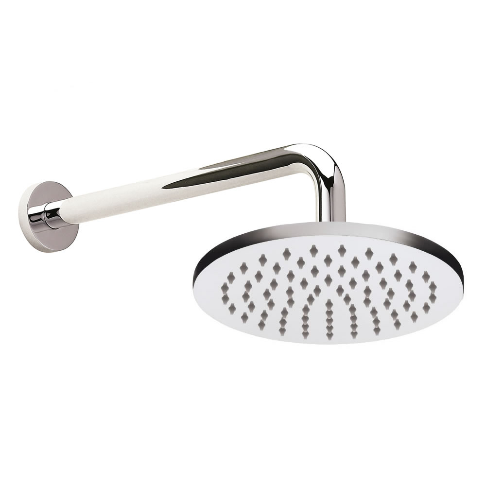 Douchekop RVS Rond met LED Licht 20cm & Douchearm