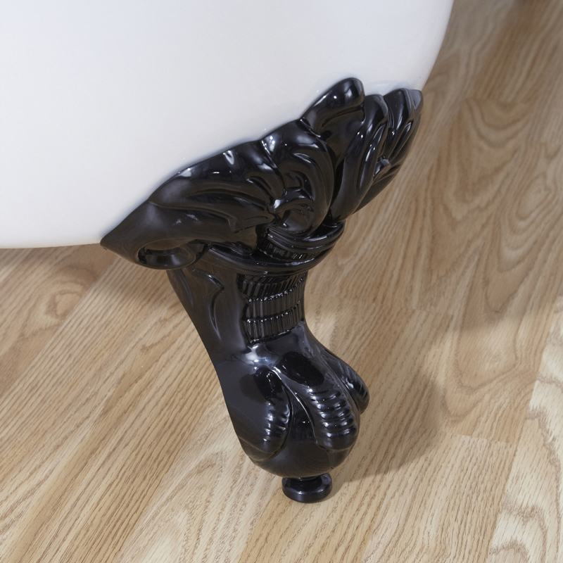 4x Sphinks Pootjes voor een Hudson Reed Vrijstaand Bad - Zwart