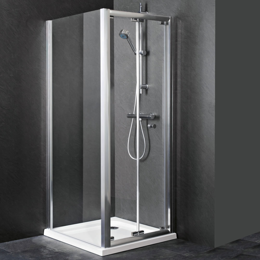 Hudson Reed Ella omkeerbare klapdeur en zijwand- 185cm x 76cm