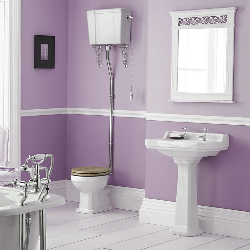 Richmond Wastafel - 50cm & Hooghang Toilet en Keuze Toiletzitting