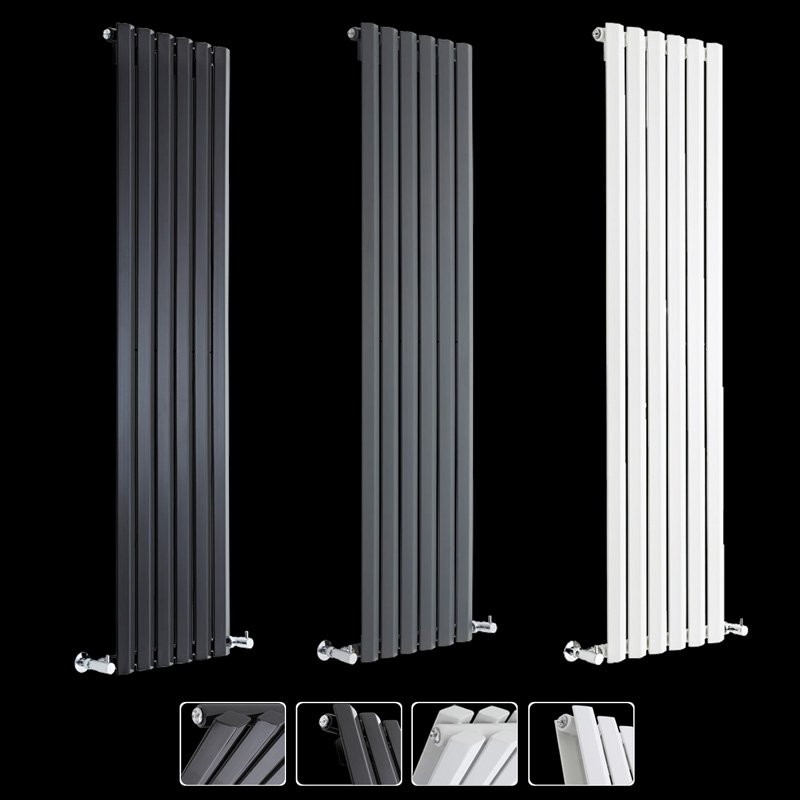 Helius Verticale Designer Radiatoren - Verkrijgbaar in verschillende kleuren, wattage en afmetingen