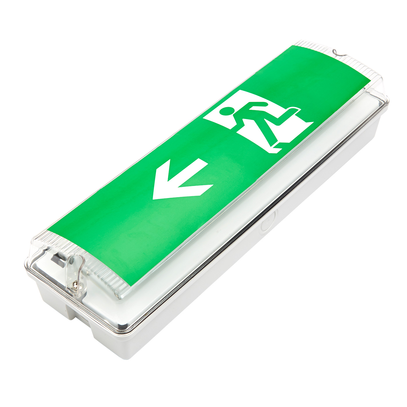 1 x 7,5W LED Uitgangsbord met Noodverlichting - Linker Uitvoering