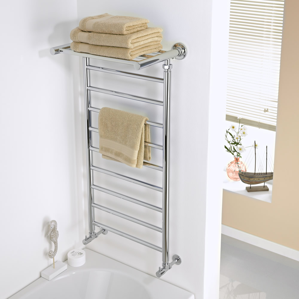 Pendle Handdoekradiator Chroom 99,4cm x 53,2cm x 30cm 324 Watt